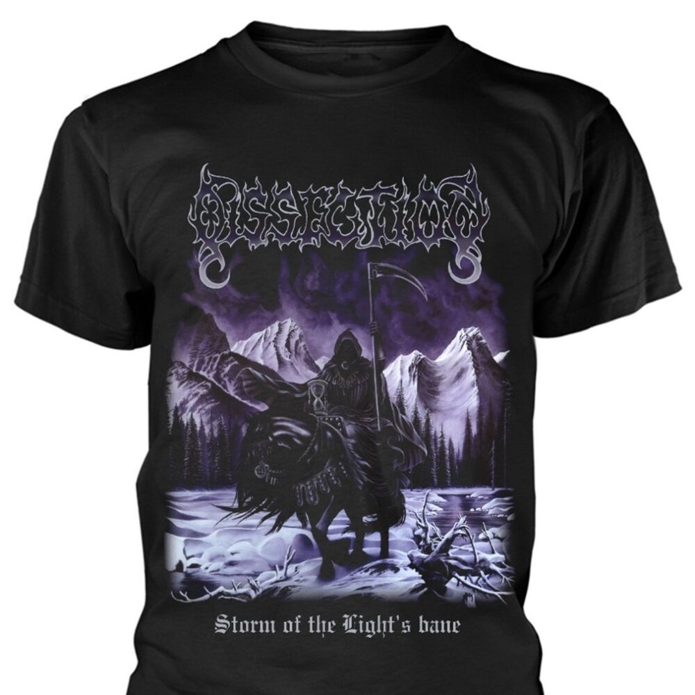 Dissection Storm of the Light’s Bane T-Shirt Black Metal Fan Tee 99